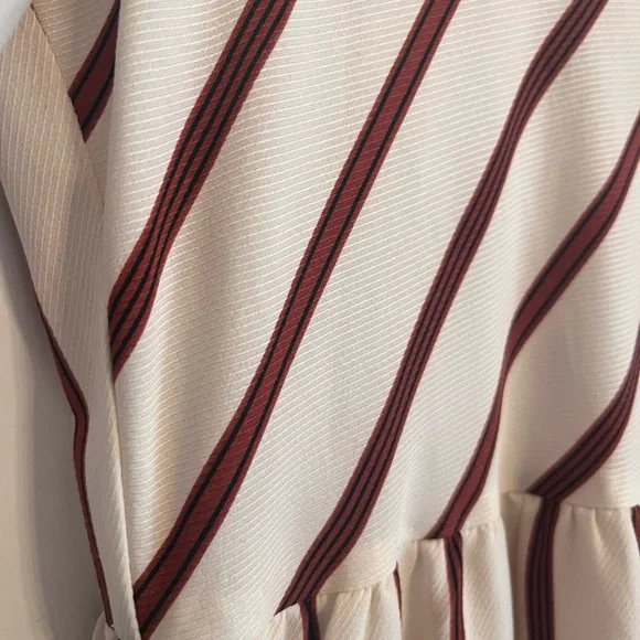 Roolee White and Red Geometric Dress - Picture 3 of 8